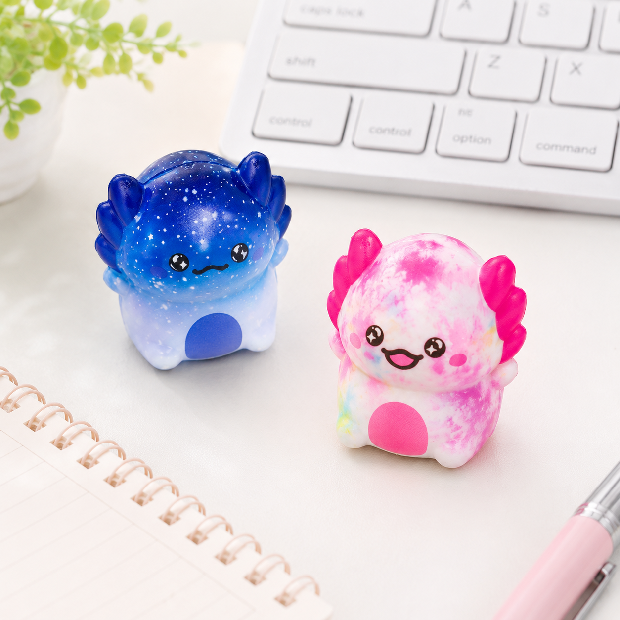 Cute Axolotl Fidget Squishy Relief Toy