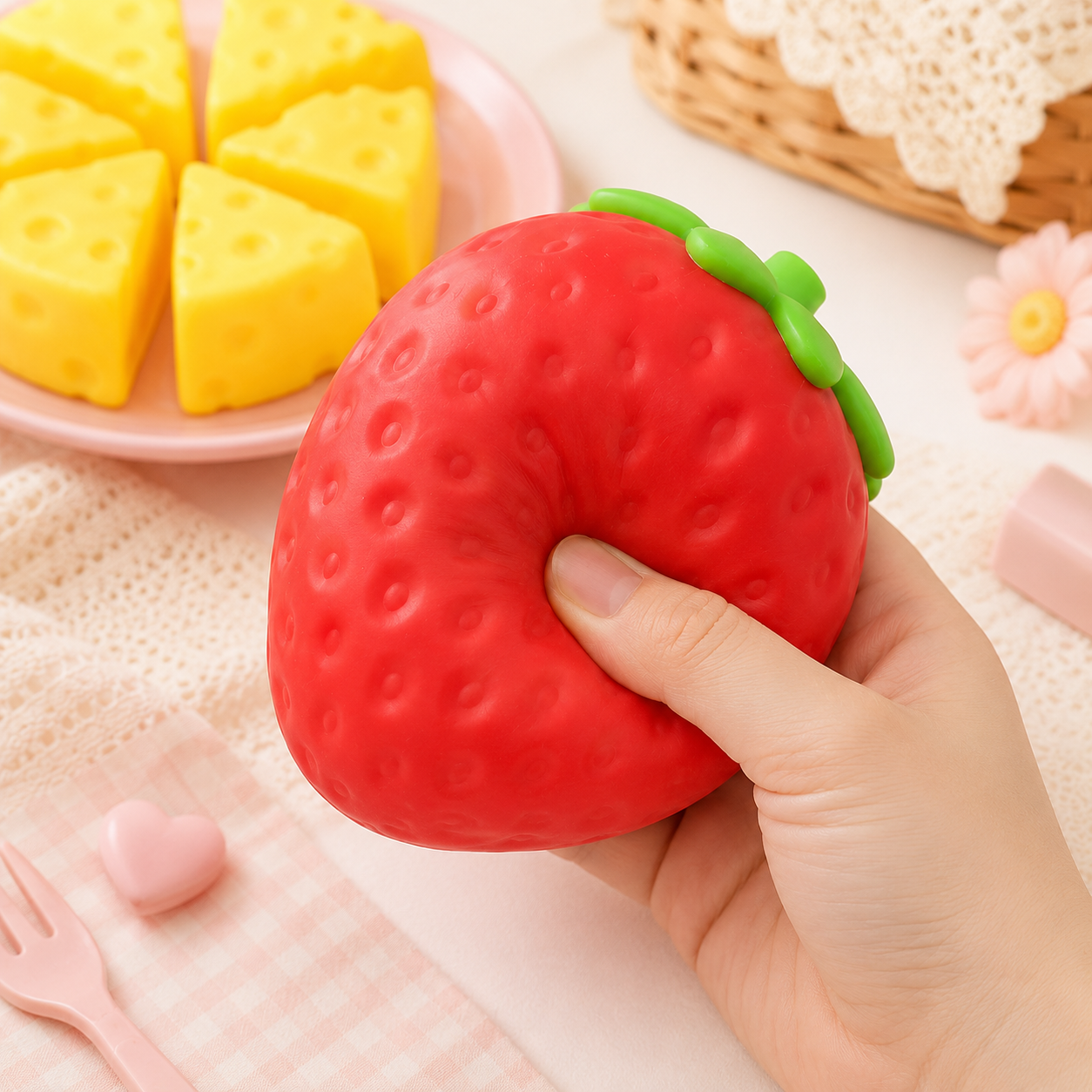 Simulation Food Squishy Stress Relief Fidget Toy
