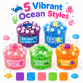 Fish Foam Bead Crystal Slime